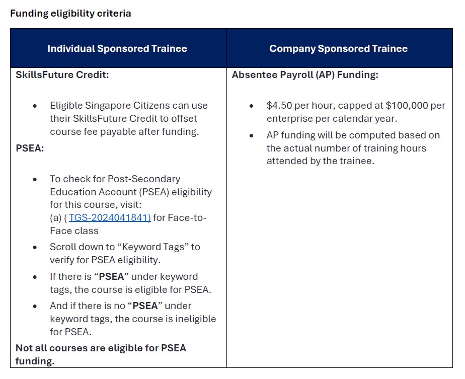 Funding Eligibility Criteria 1